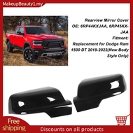 Rearview Mirror Cover Side Wing Mirror Housing for  Ram 2019-2022 6RP44KXJAA 6RP45KXJAA