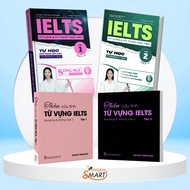 Combo of 4 IELTS books: IELTS Vocabulary and Reading Comprehension Techniques Volumes 1 and 2 - Occu