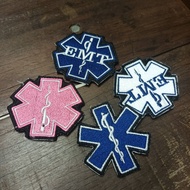 Tec40store CQI Products Velcro patch EMT Logo Arm band อาร์มตีนตุ๊กแก Made in THAILAND ไรท์สาระกับคร