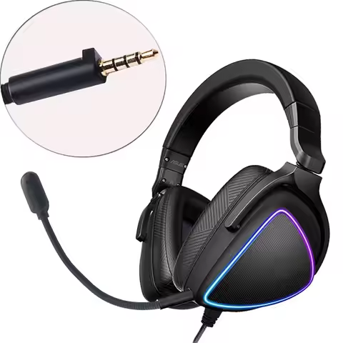 【MUST-HAVE】For ASUS ROG Delta Gaming Headset Headphones Replacement Detachable Microphone Boom 3.5Mm