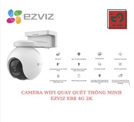 Camera Wifi Ngoài Trời Ezviz EB8 2K 3MP Sim 4G Đàm Thoại 2 Chiều Pin Sạc Mặt Trời Bảo Hành 2 Năm