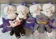 (留意描述)寶可夢公仔穿著熊、燭光靈、耿鬼、詛咒娃娃 日版有牌