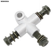 NEWIDEA Hydraulic Brake Adapter,  Line Coupling M10 Banjo Bolt Brake Line Connector, Durable 3 Way B