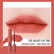 3CE Velvet Lip Tint Going Right Matte Lipstick - Earthy Pink Orange