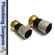 3/4" Washing Machine Pipe Connector Pvc Fitting Bathroom Pipe Conduit Pipe Bute Straight Female PVC 