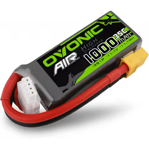 OVONIC 3S Lipo Battery 35C 1000mAh 11.1V Lipo Battery with XT60 Connector for RC Airplane Helicopter