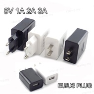 5V 1A 2A 3A Travel USB Adapter Phone Charger Power Supply Adapter Wall Desktop Charger Charging Powe