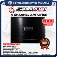 📣 SAMURAI KATANA SOUNDBAR High Power 4 Channel Amplifier SK-50.4 Car Amp Power 1800W Woofer Subwoofe