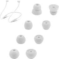 Pengganti Eartips Serasi dengan Beats Flex, 4 Pasang Eartips Silikon Pengganti untuk Earbuds Tanpa W