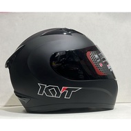KYT R10 SOLID BLACK DOFF ORIGINAL