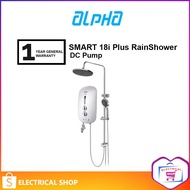 Alpha Water Heater Smart18iRS Smart 18i Plus Rain Shower (White)