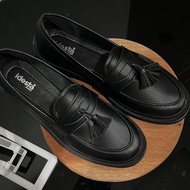 Sepatu Formal Docmart Loafers Pria Hitam Matte Doff Sepatu Docmart Wanita Sepatu Penny Slip On Pria 