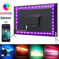 AXUS USB RGB LED Strip 5050 DC 5V Bluetooth APP Controlled Flexible Light Ribbon TV Backlight Decora