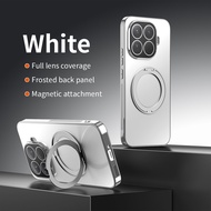 Full Lens Protective Magnetic Kickstand Matte Shockproof Case for Xiaomi 15T/15T Pro/Xiaomi 15/15 Pr
