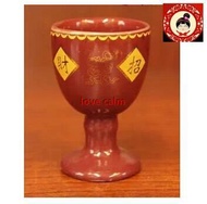 Worship Buddha Buddhist supplies ceramic cup / mug for Special Zhaocaijinbao chalice