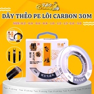 Dây thẻo PE lõi carbon siêu khỏe 30m size 0.2 - 2.0