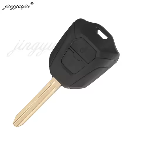 jingyuqin 2 Buttons Car Key Shell For Isuzu DMAX MUX Truck Remote Control Car Key Fob Housing Case R