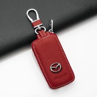 For Mazda CX5 CX7 CX3 CX9 RX MX CX30 Mazda 2 Mazda 3 Axela Mazda 5 Mazda 6 Mazda 8 Leather Car Key C