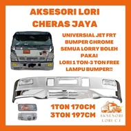 AKSESORI LORI CHERAS JAYA JET BUMPER CHROME BUMPER SEMUA LORI BOLEH PAKAI 1TON DENGAN 3TON JET BUMPE