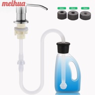 MEIHUAA Soap Dispenser No-spill Countertop Extension Tube Detergent Stainless Steel Lotion Dispenser