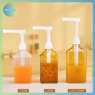 AA 1100ml Coffee Syrup Dispenser Multi-Function Honey Sauce Ketchup Bottle with 5/8/10CC Pump Scale 