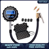 ReadyStock-3-200PSI Digital Tire Tire Pressure Gauge Pressure Gauge to Quickly Measure the Pressure 