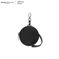 Louis Montini (ONYX) กระเป๋าใส่เหรียญ PU สำหรับคล้องกระเป๋าทรงกลม ONX13
