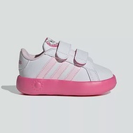 ADIDAS GRAND COURT 2.0 Marie CF I 瑪麗貓 嬰幼休閒鞋-白粉-ID8015 13.5 白色