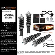 Honda Civic EC ED EE โช๊คอัพสตรัทปรับเกลียว T7 (Coilovers) 24 ระดับ สำหรับ  EF EG EK EH EJ ปี 1988-2