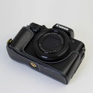 Suitable for Canon G7XIII G5X2 Camera Bag Half Case G1X2 G7X2 G1X3 G7X3 Base Leather Case