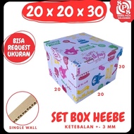 Birthday Box 20x20x30 / 20x20x20 / 20x20x10 Birthday Gift Cardboard Happy Birthday Box Doll Cardboar