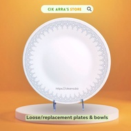 Corelle Evening Lattice Loose Replacement Plate Bowl (Sold Individually) Pinggan Makan