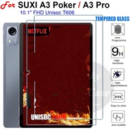 For SUXI Poker A3 10.1'' 9H Full Cover Clear Tempered Glass