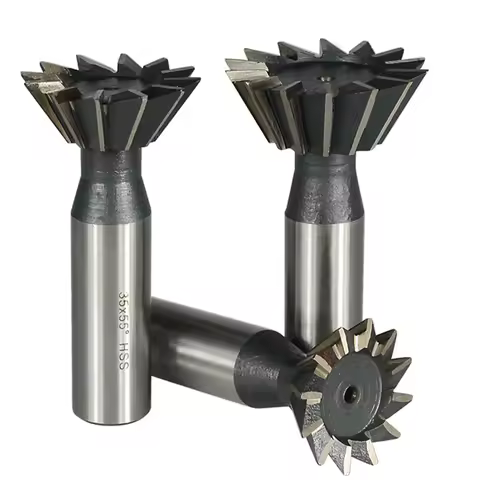 10mm 12mm 16mm 20mm 25mm 30mm 40mm 50mm 60mm Dovetail Milling Cutter 45 55 60 Degrees CNC Router Bit