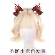 Christmas Hand-Made Deer Antlers Ear Deer Ear Headband Christmas Eve Glowing Headdress Gift Props