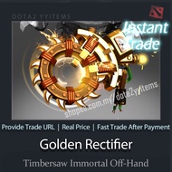 DOTA2 Timbersaw Golden Rectifier “Immortal Off-hand” 刀塔2 伐木机 TIMBER TI9 不朽 纯金整流之锯 现货秒发