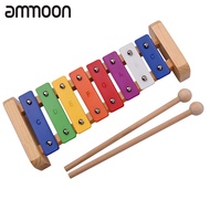 [ammoon]ระนาดไม้สน8-Note C คีย์เพอร์คัชชันของเล่นที่มีดนตรีเด็กที่ยังเดินไม่มั่นคงเด็กเล็ก