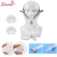 Salorie CPAP Silicone Nasal Mask Set Cushions Nasal Pillow Kit with 3 Size for Snoring Apnea Machine