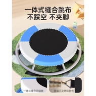 TMT Indoor Trampoline for Kids with Safety Net, Small Home Use Jumping Bed for Children