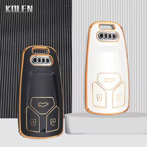 Fashion TPU Car Remote Key Case Cover Fob For Audi A4 B9 A5 A6 8S 8W Q5 Q7 4M S4 S5 S7 TT TTS TFSI R
