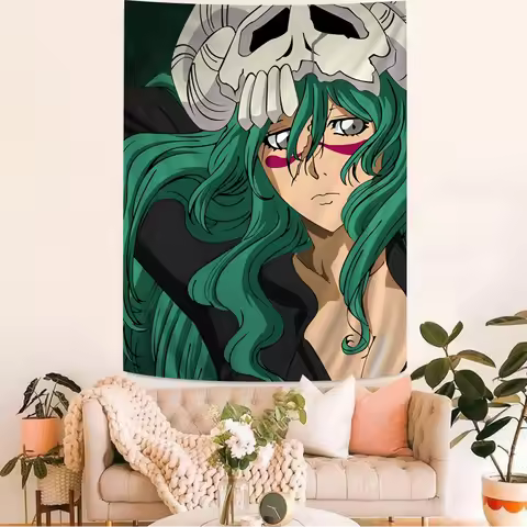 Nelliel Bleach DIY Wall Tapestry Hanging Tarot Hippie Wall Rugs Dorm INS Home Decor