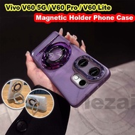Casing Vivo V60 V 60 Pro V60 Lite 5G Vivo V50 Lite 5G Casing with Magnetic Stand Holder Shockproof B