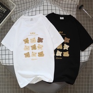 COD 100% Kapas T-Shirt | Unisex Oversize Beruang "ABLE" (Retro HK) S-5XL