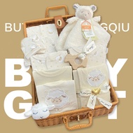 Little Lamb Newborn Baby Hampers Suitcase Gift Sets bebe full month 100 days party gift packages 0-9
