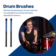 Drum Brush Sticks Professional Nylon Drum Brushes Rod Sticks for Drum Cajon Jazz Musical Instruments