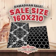 [DLUXE CARPET] SCANDALIA MOROCCO MOTIF CARPET BLACK, GREY, MIDNIGHT GREY AND BLACKGREY UK. 160 X 210