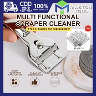 Kitchen Ceramic Induction Cooktops Multifunction Glass Ceramic Hob Scraper Cleaner Tool With Blade