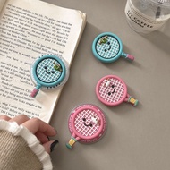41999 Influencer Cute Tennis Racket Silicone Series Magnetic Airbag Combination Mobile Phone Stand D