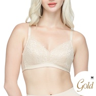 Wacoal Gold บราเพื่อสุขภาพแบบไร้โครง ไม่เสริมฟองน้ำ รุ่นWO1542 สีดำ (BL) Int: D75