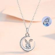 Her Lab Jewelry | Korean trendy ladies pendant necklace anti-fading cute zodiac rabbit necklace high